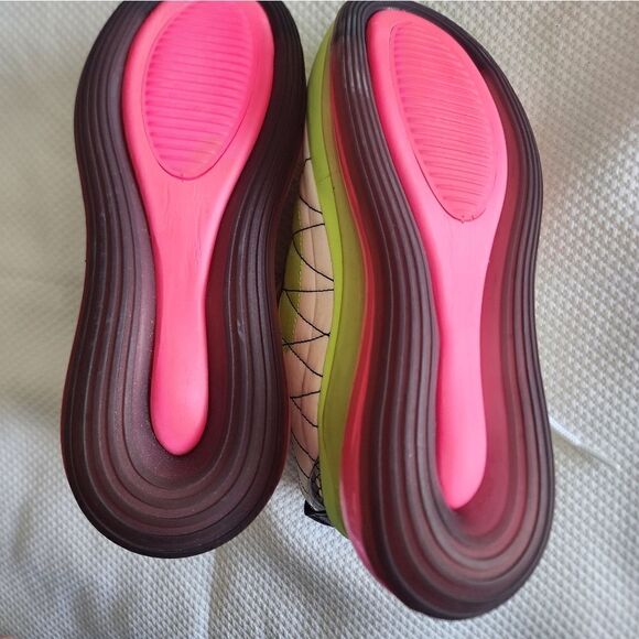 Women's NIKE MX-720-818 white pink blast ghost green sneakers shoes Collection - Picture 6 of 15